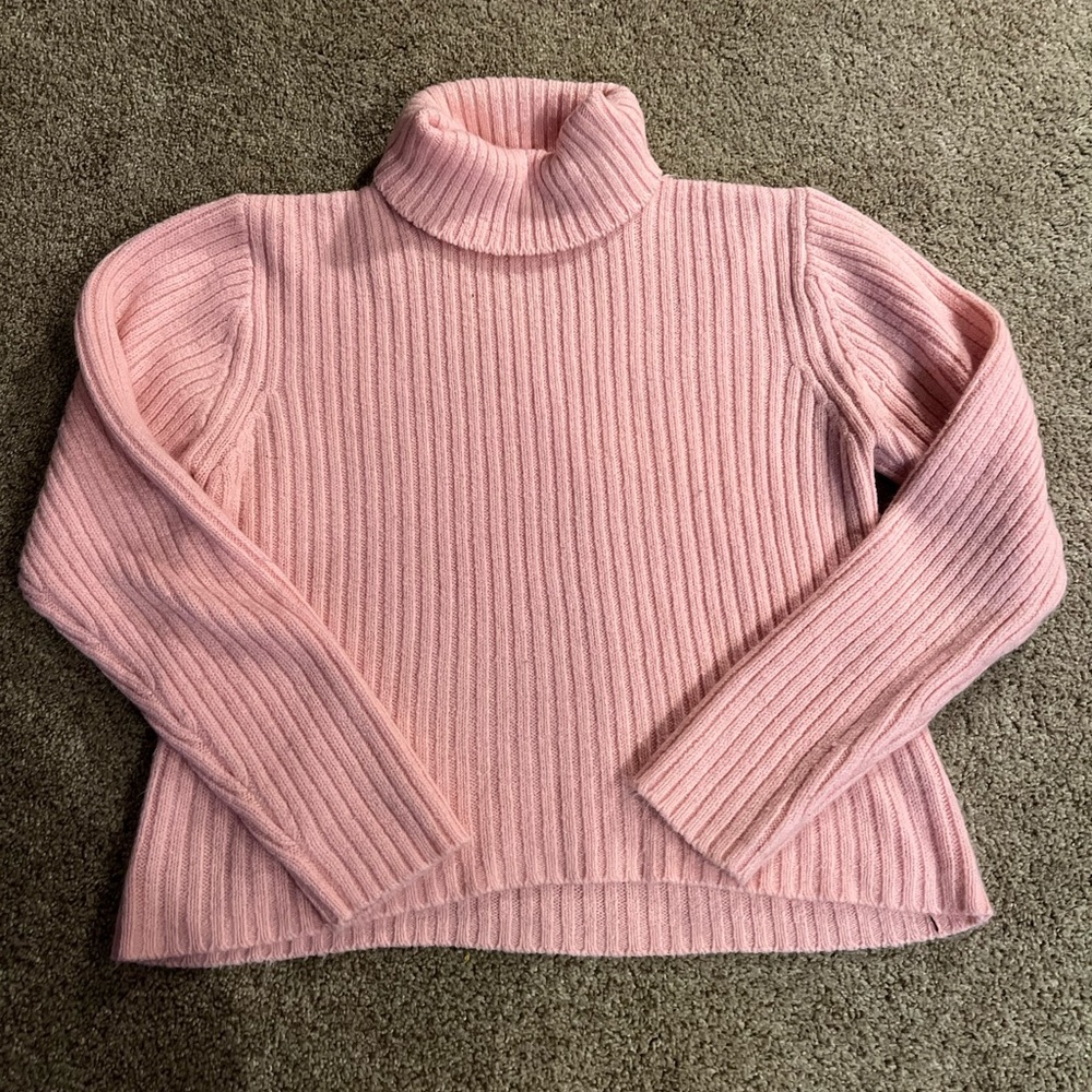 Derek Heart pink turtle neck sweater size large